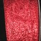 The Ribbon People Sparkling Red Glitter Wired Craft Ribbon 2" x 40 Yards